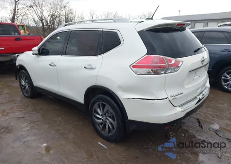 2015 Nissan Rogue Sl из США, поврежденный, VIN 5N1AT2MV4FC852223